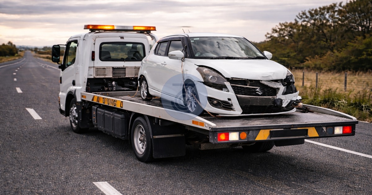 Safe Towing Solutions for Accident Damaged Vehicles