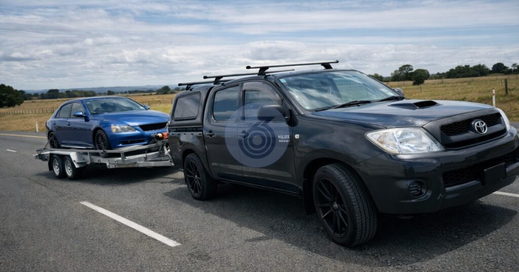 Towing a Car with Gearbox Problems in Hamilton